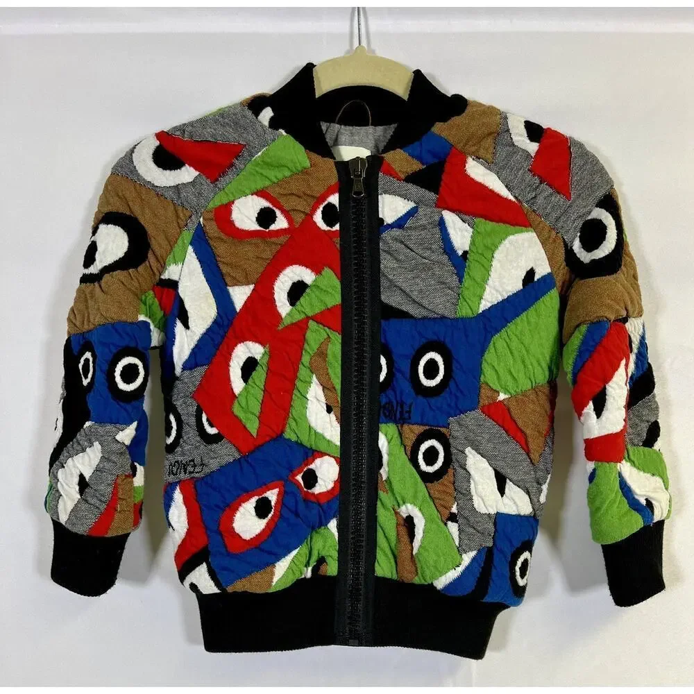 Authentic Fendi Bomber Jacket Girls Size 6